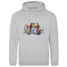 Hoodie with Print The Sims Cute Heroes - 2XL grey