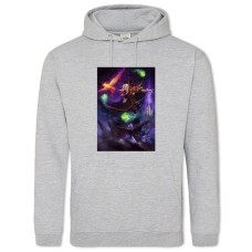 Hoodie with Print World Of Warcraft Hero Kael'Thas Sunstrider - 2XL grey