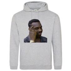 Худі з принтом Інтернет-Меми Подумай Про Цьому - 2XL сірий