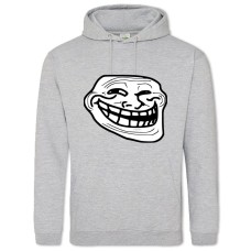 Худі з принтом Інтернет-Меми Троллфейс - 2XL сірий