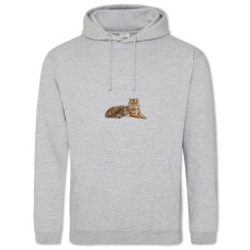 Худі з принтом Брехня Тигра - 2XL сірий