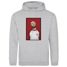 Худі з принтом Пост Малон 2 - 2XL сірий