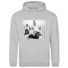 Худи с принтом Бекстрит Бойз - 2XL серый