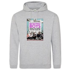 Худи с принтом Бекстрит Бойз 2 - 2XL серый