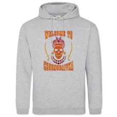 Hoodie with Print Welcome to Chornobaivka - 2XL grey