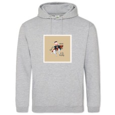 Худі з принтом Патрон, пусти мене я їх порву - 2XL сірий