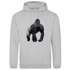 Худи с принтом Горилла - 2XL серый
