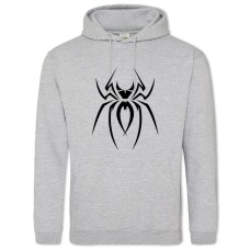 Hoodie with Print Art Of Spider 2 - 2XL grey