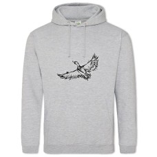 Худи с принтом Раскрашенная Утка - 2XL серый