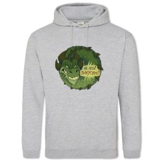 Hoodie with Print From - 2XL grey