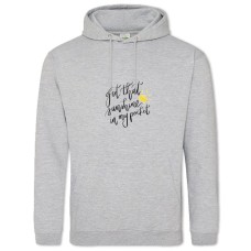 Hoodie with Print Got That Sunshine In My Pocket - 2XL grey