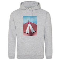 Худи с принтом Гарри Стайлз - 2XL серый