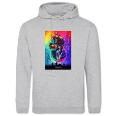 Hoodie with Print Coldplay 2 - 2XL grey