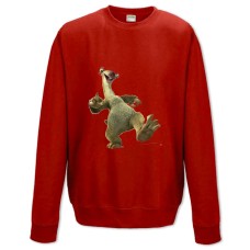 Світшот з принтом Льодовиковий Період Лінивець Сід - XS червоний