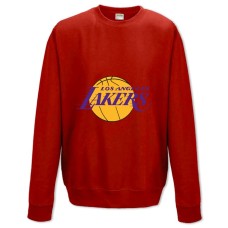 Світшот з принтом Лейкерс Логотип - XS червоний