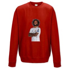 Світшот з принтом Марселло Вієра - XS червоний