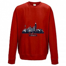 Sweatshort with Print Sydney - XS  red