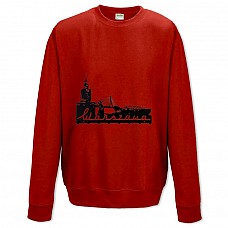 Sweatshort with Print Warsawa - XS  red