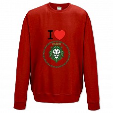 Свитшот с принтом Львов - XS красный