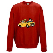 Sweatshort with Print Taxi Driver Day Angry Taxi Driver - XS  red