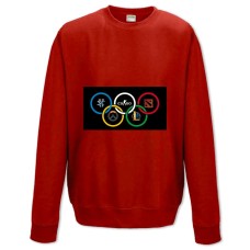 Свитшот с принтом Киберспорт Игры - XS красный