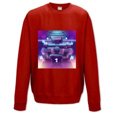 Sweatshort with Print Esports Player №1 - XS  red