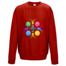 Sweatshort with Print Esports Game Pad Keys Are A Navigation - XS  red