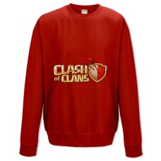 Sweatshort with Print Slash Of Slans Logo - XS  red