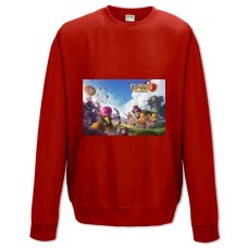 Sweatshort with Print Slash Of Slans Saver 3 - XS  red