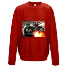 Sweatshort with Print Tiberium Wars - XS  red