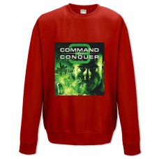 Sweatshort with Print Tiberium Wars Soldier - XS  red