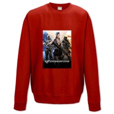 Sweatshort with Print Three Soldiers - XS  red