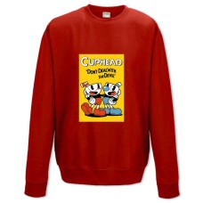 Sweatshort with Print Cuphead Protagonists - XS  red