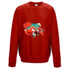 Sweatshort with Print Cuphead Evil Genie - XS  red