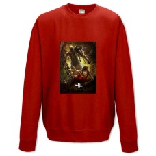 Sweatshort with Print Dead By Daylight Escape From The Zombies - XS  red