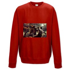 Sweatshort with Print Dead Island Battle With Zombies - XS  red