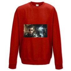 Sweatshort with Print Deus Ex Protagonist - XS  red