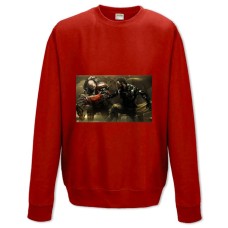 Sweatshort with Print Deus Ex Fight With The Boss - XS  red