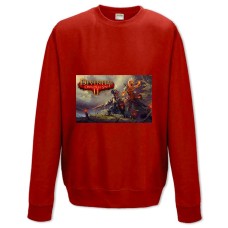 Свитшот с принтом Первородный Грех - XS красный