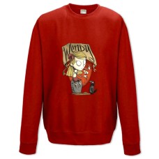 Sweatshort with Print Wendy - XS  red