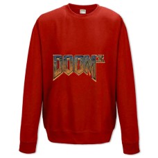 Sweatshort with Print Doom 3 - XS  red