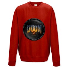 Sweatshort with Print Doom 3 Bfg Edition Logo - XS  red
