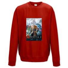 Sweatshort with Print Cover Dota 2 - XS  red