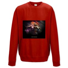 Свитшот с принтом Дота 2 Инвокер - XS красный