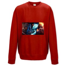 Sweatshort with Print Dota 2 Four Elements 2 - XS  red