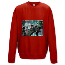 Sweatshort with Print Dungeons & Dragons Battle 2 - XS  red