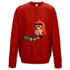 Sweatshort with Print Angry Birds Red Bird With Sandwich - XS  red