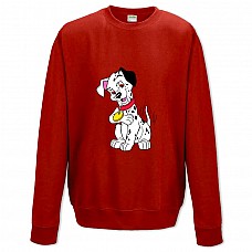 Sweatshort with Print 101 Dalmatians Puppy With Medal - XS  red