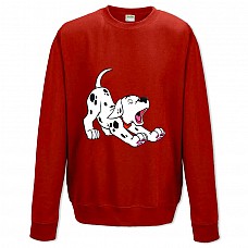 Sweatshort with Print 101 Dalmatians Sleepy Puppy - XS  red