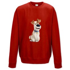 Sweatshort with Print The Secret Life Of Pets Max Dog - XS  red